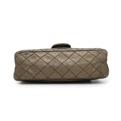 CHANEL 2.55 ChainShoulder Bag Bronze Leather