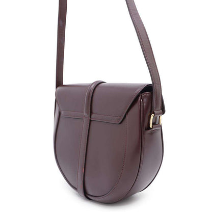 CELINE Busas 16 Seize Shoulder Bag Bordeaux189193 Leather