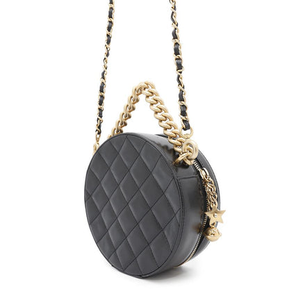 CHANEL CC Logo 2WAYShoulder BlackA91946 Leather