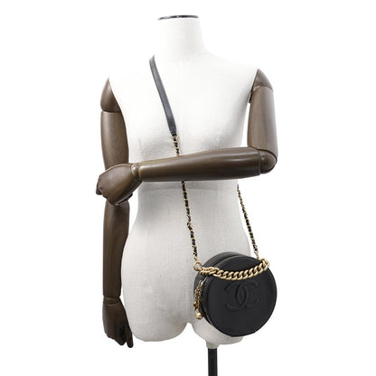 CHANEL CC Logo 2WAYShoulder BlackA91946 Leather