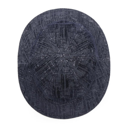 FENDI Zucca Pattern Hat Size M NavyFXQ982 Cotton65% Polyester35%