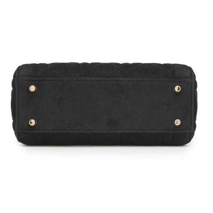 Dior Lady Dior Black Velour Size Mini