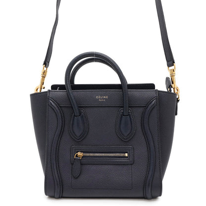 CELINE Luggage shopper Navy168243 Leather Size Nano