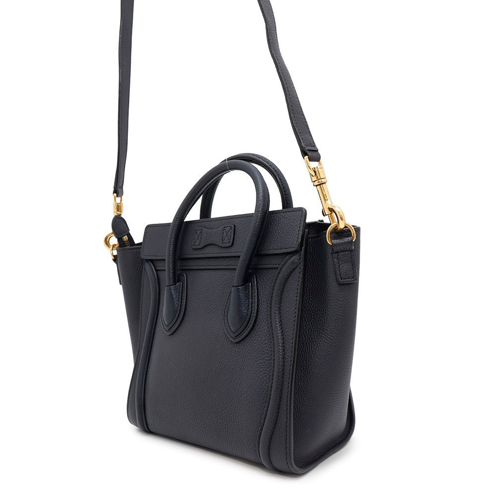 CELINE Luggage shopper Navy168243 Leather Size Nano