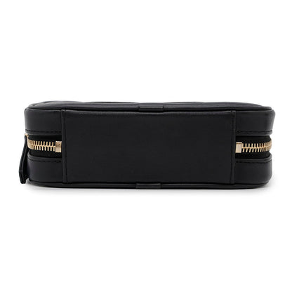 CHANEL CC Logo Crossbody Bag Black Lambskin