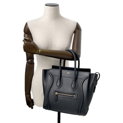 CELINE Luggage shopper Black189793 Leather Size micro
