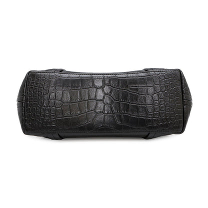 BALENCIAGA Frame bag Black673116 Embossed Leather