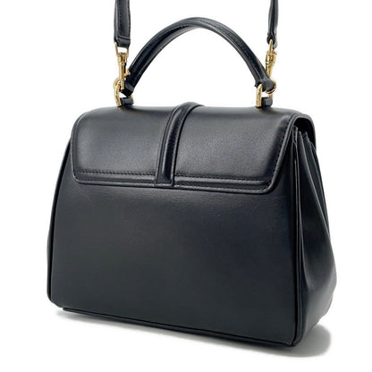 CELINE 16 Saze Black197983BEY.38NO Leather Size Mini