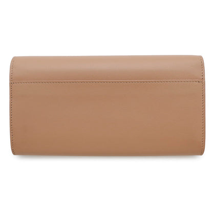 BALENCIAGA ENVELOPE Slim Continental Leather Long Wallet Beige736732 Leather