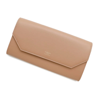 BALENCIAGA ENVELOPE Slim Continental Leather Long Wallet Beige736732 Smooth Calf Leather