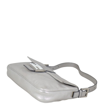 Fendi Baguette Bag Silver