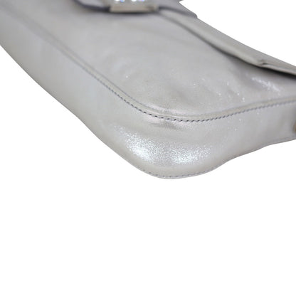 Fendi Baguette Bag Silver
