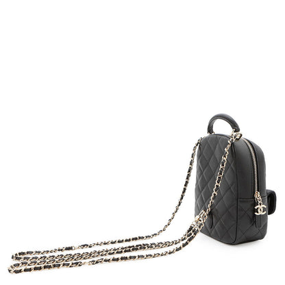 CHANEL Matelasse Backpack BlackAP3753 Caviar Leather Size Mini