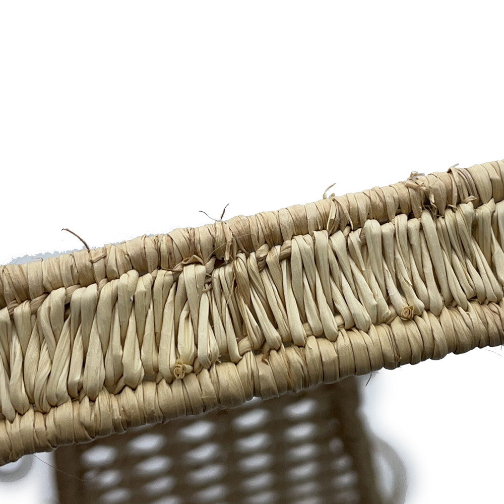 Dior Photo frame Beige/Green Rattan Glass