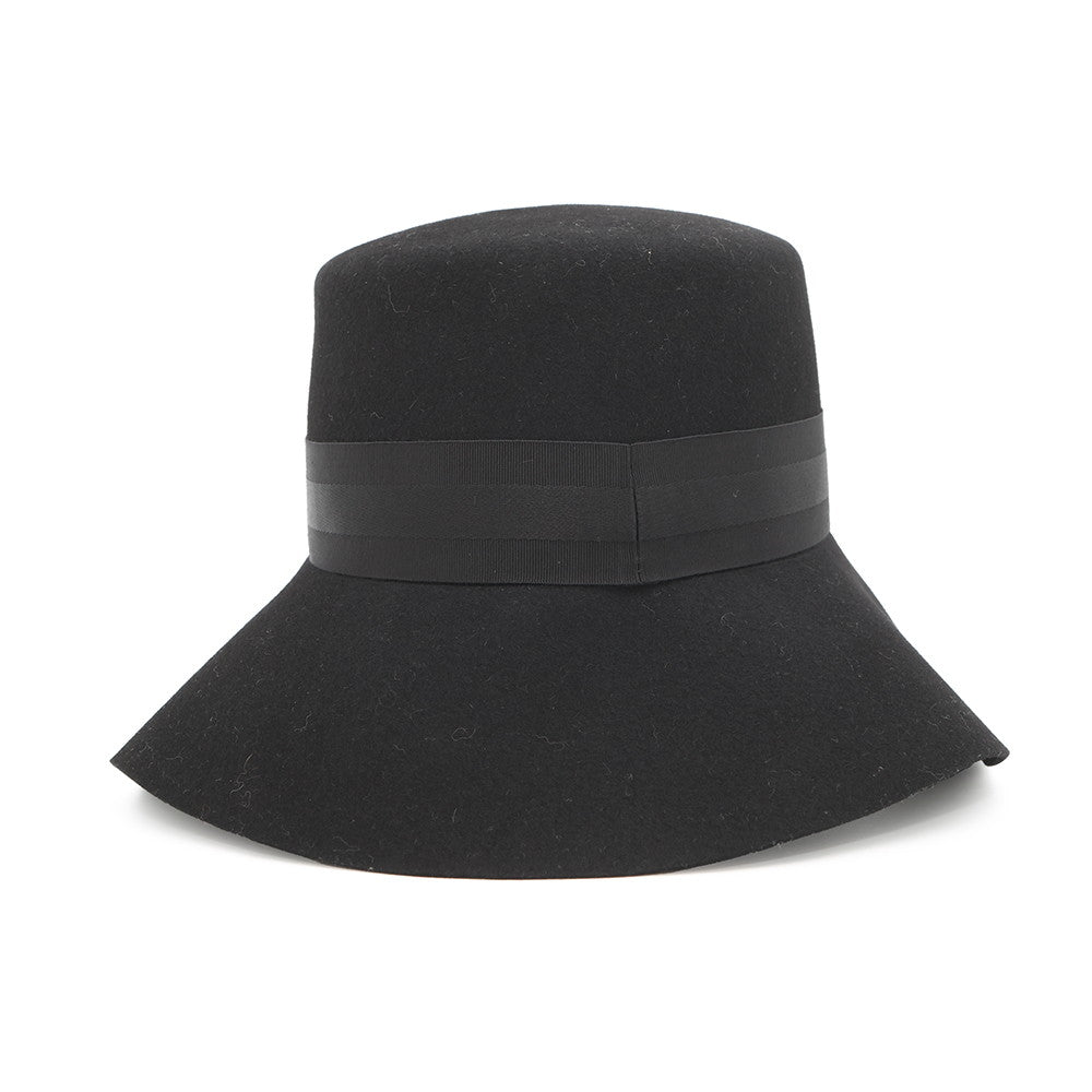 Dior D-Bobby wide brim hat Size 58 BlackCPB9019GDBF Rabbit100%