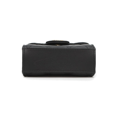 CHANEL Matelasse Top Handle ChainClutch Bag BlackAP2682 Lambskin