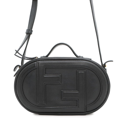FENDI Orlock Camera Shoulder Bag Black8BS058 Leather Size Mini