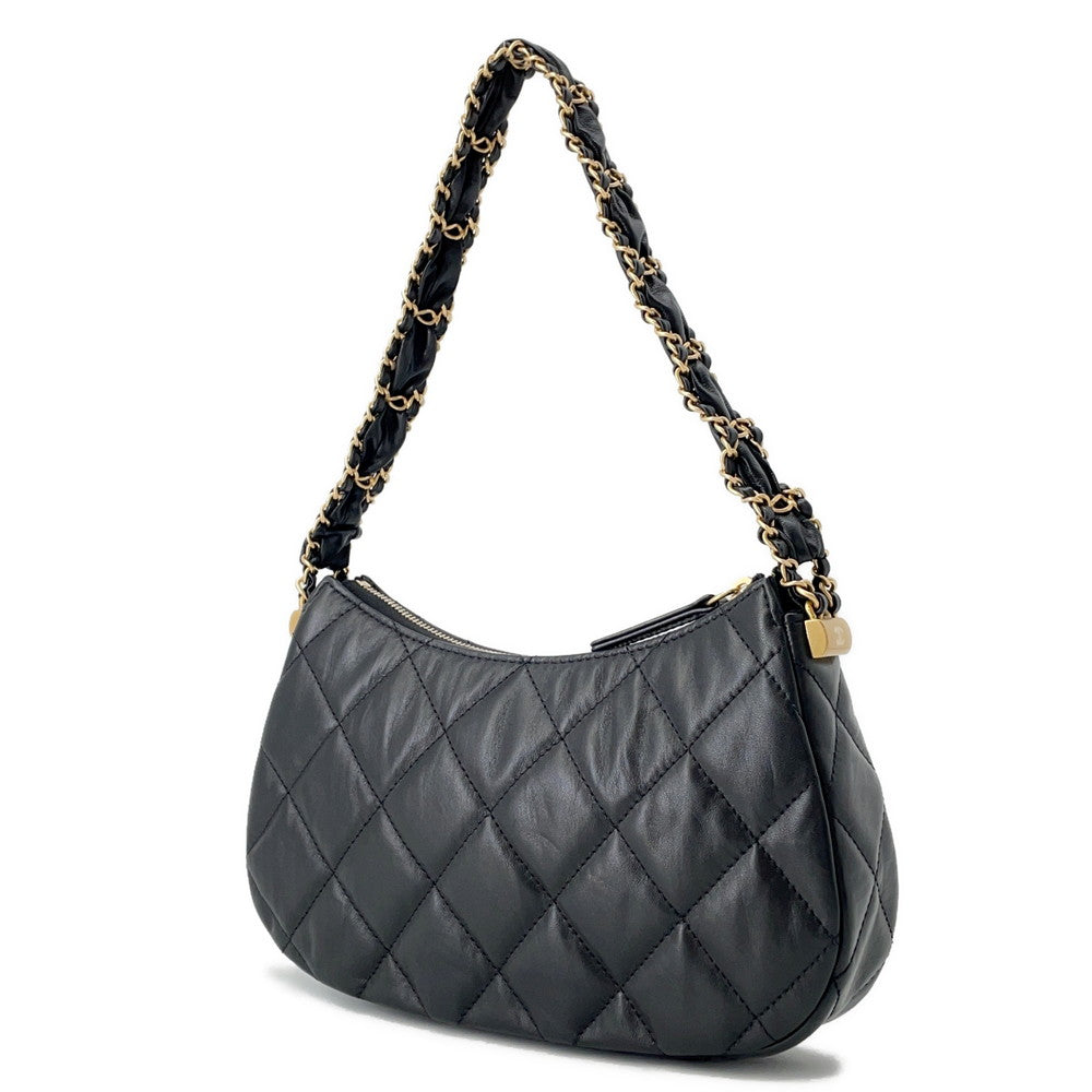 CHANEL CHANEL19 Chain Handbag BlackAP3647 Lambskin
