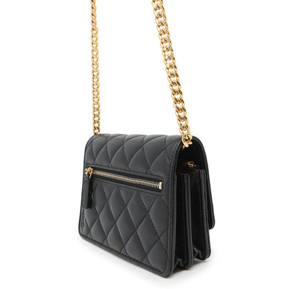 CHANEL Matelasse PearlChain Mini Chain Wallet BlackAP2932 Lambskin