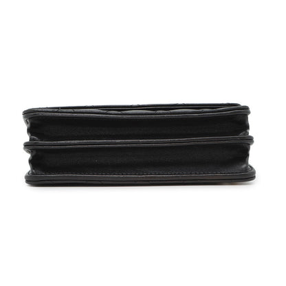 CHANEL Matelasse PearlChain Mini Chain Wallet BlackAP2932 Lambskin