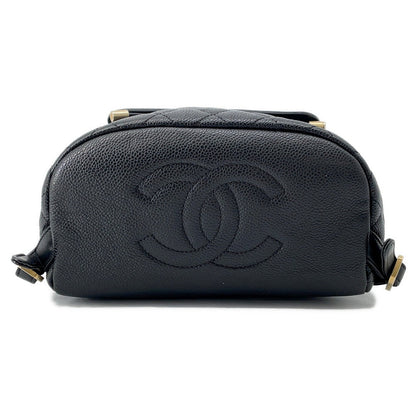 CHANEL CCFiligree Backpack BlackA57090 Caviar Leather