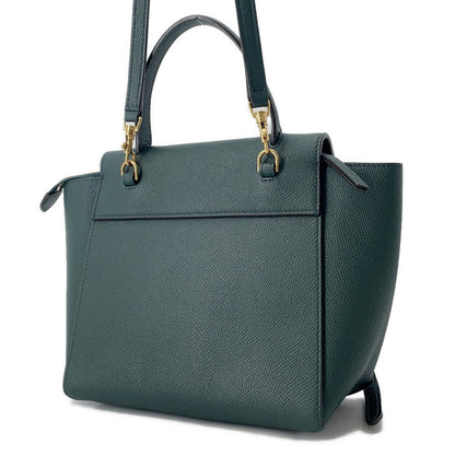 CELINE Belt bag Green185003 Leather Size Nano