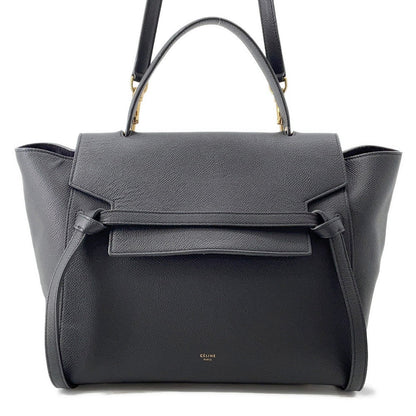 CELINE Belt bag Black176103ZVA Leather Size Mini