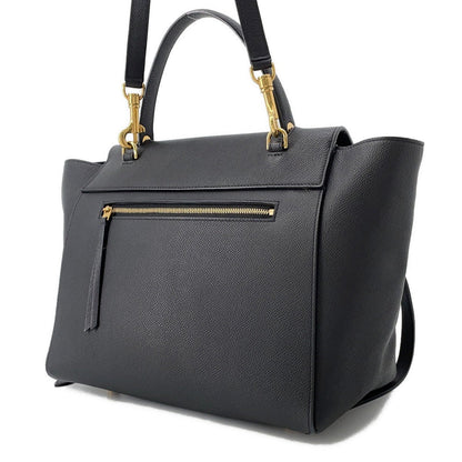 CELINE Belt bag Black176103ZVA Leather Size Mini