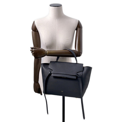 CELINE Belt bag Black176103ZVA Leather Size Mini