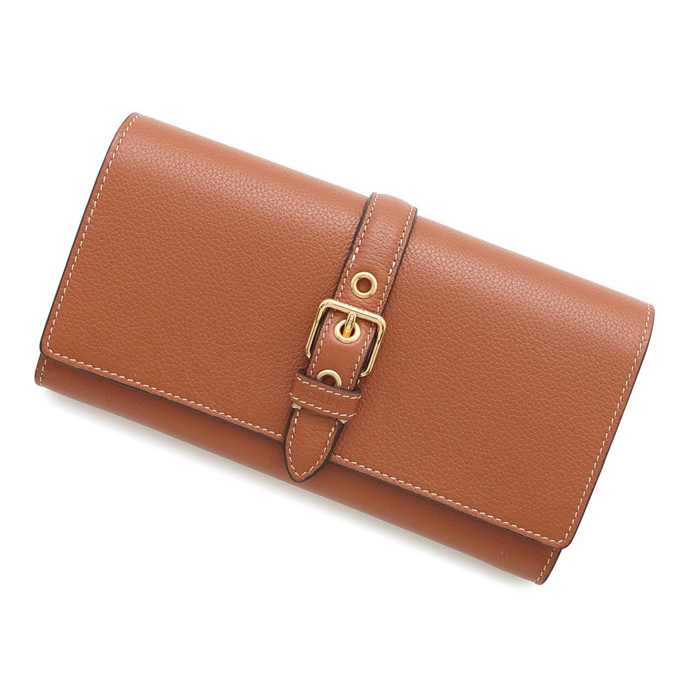 CELINE Large wallet Brown10M053GHH.04LU Sapuru Calf Leather