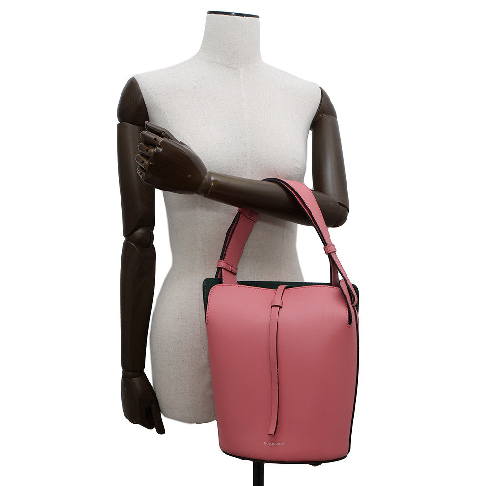 BURBERRY Bucket One Shoulder Bag Pink4075872 Leather