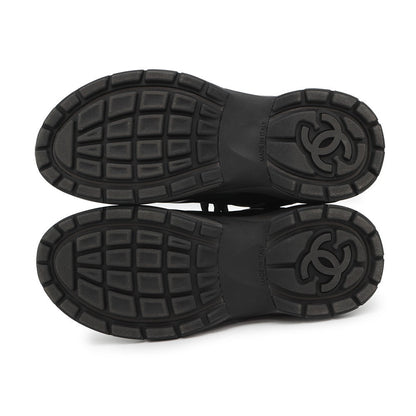 CHANEL Sneakers BlackG45077 Nylon Laminate Size 36