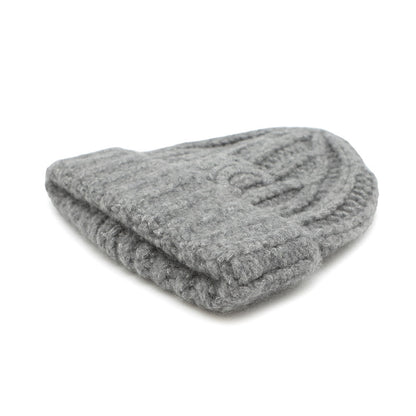 CELINE Triomphe Knit hat Size free Gray2ADOM912Z 09GR Cashmere37% Wool 37% Silk26%