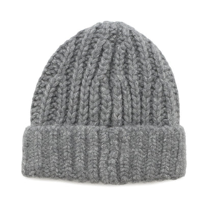 CELINE Triomphe Knit hat Size free Gray2ADOM912Z 09GR Cashmere37% Wool 37% Silk26%