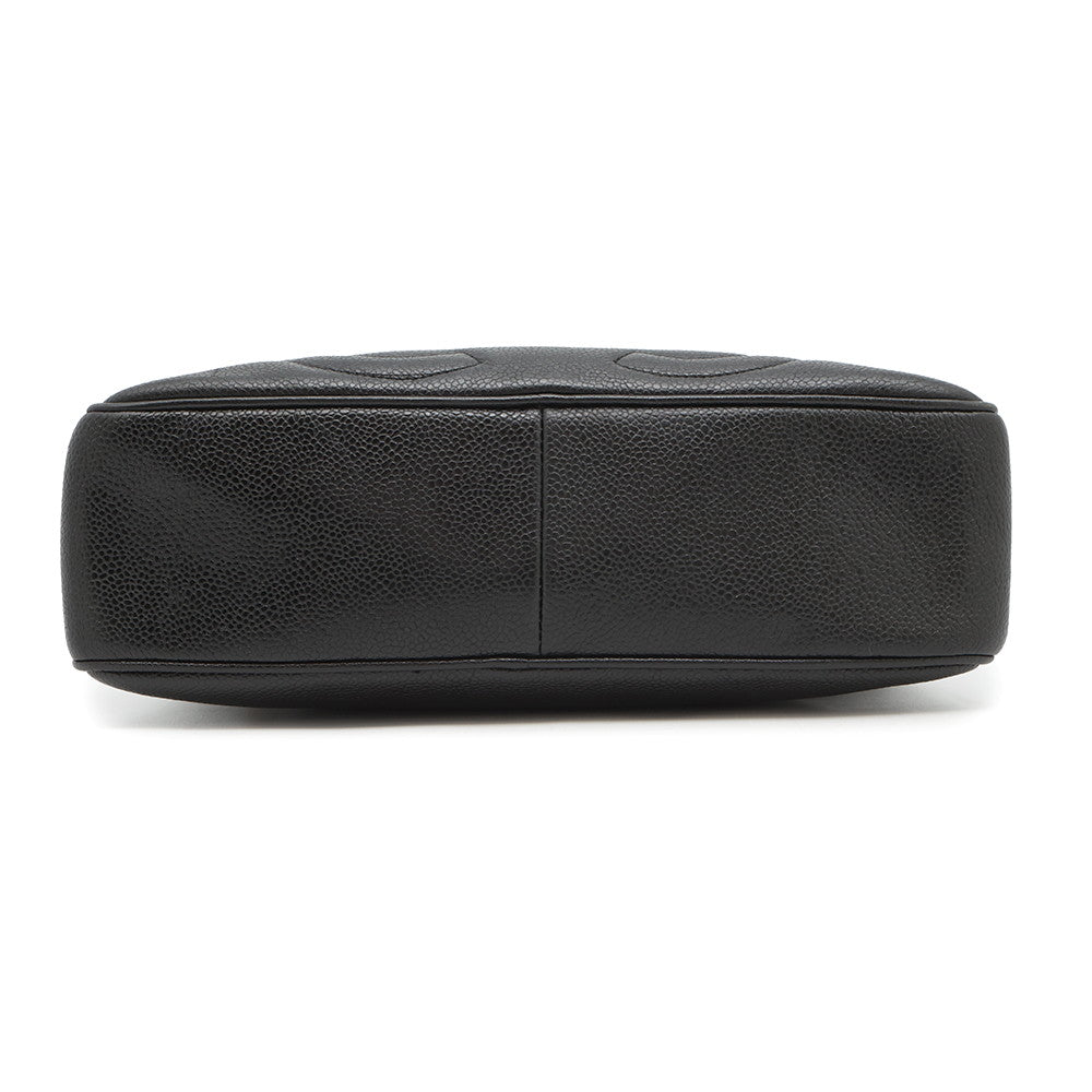 CHANEL Triple Coco One Belt Black Caviar Leather