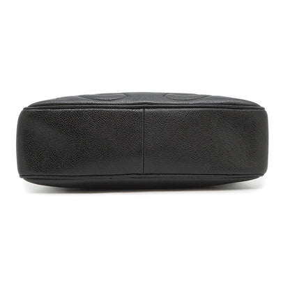 CHANEL Triple Coco One Belt Black Caviar Leather