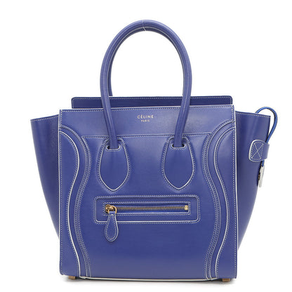 CELINE Luggage shopper Blue189793 Leather Size micro
