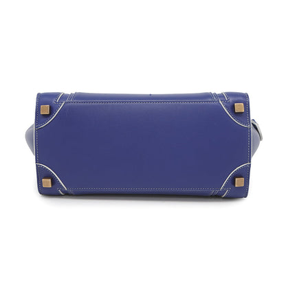CELINE Luggage shopper Blue189793 Leather Size micro