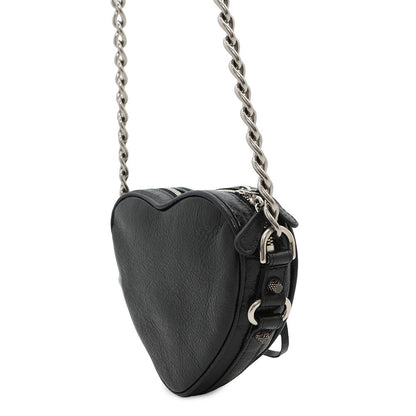 BALENCIAGA Luca Goal Heart ChainShoulder Black722781 Lambskin