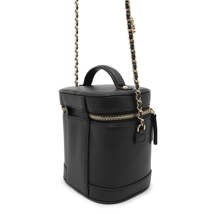 CHANEL Vanity ChainShoulder BlackAS0323 Lambskin