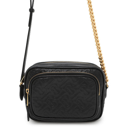 BURBERRY Camera bag Black8015241 Leather Size SM