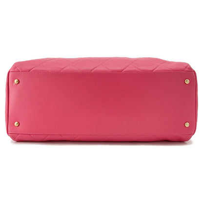 CHANEL Matelasse Bowling Bag PinkAS2223 Calf Leather