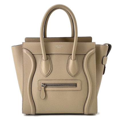 CELINE Luggage shopper Beige167793 Leather Size micro