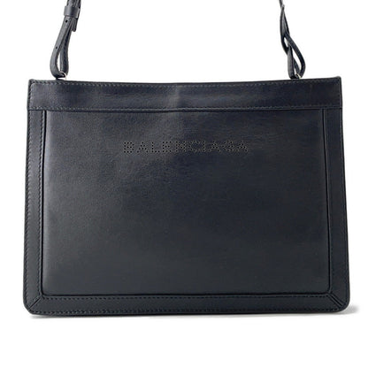 BALENCIAGA NavyPochette Shoulder Bag Black339937 Leather