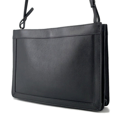 BALENCIAGA NavyPochette Shoulder Bag Black339937 Leather