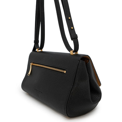 Bottega Veneta Angle Palmellato Shoulder Bag Black576143 Leather