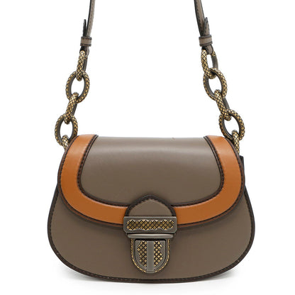 Bottega Veneta Umbria Shoulder Bag Gray/Brown465392 Leather
