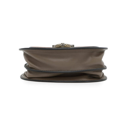 Bottega Veneta Umbria Shoulder Bag Gray/Brown465392 Leather