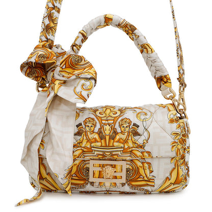 FENDI Fendace Mamma Bucket Ivory/Yellow8BR600 Nylon
