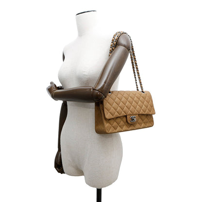 CHANEL Matelasse Chain Shoulder Bag GoldA01112 Caviar Leather Size 25